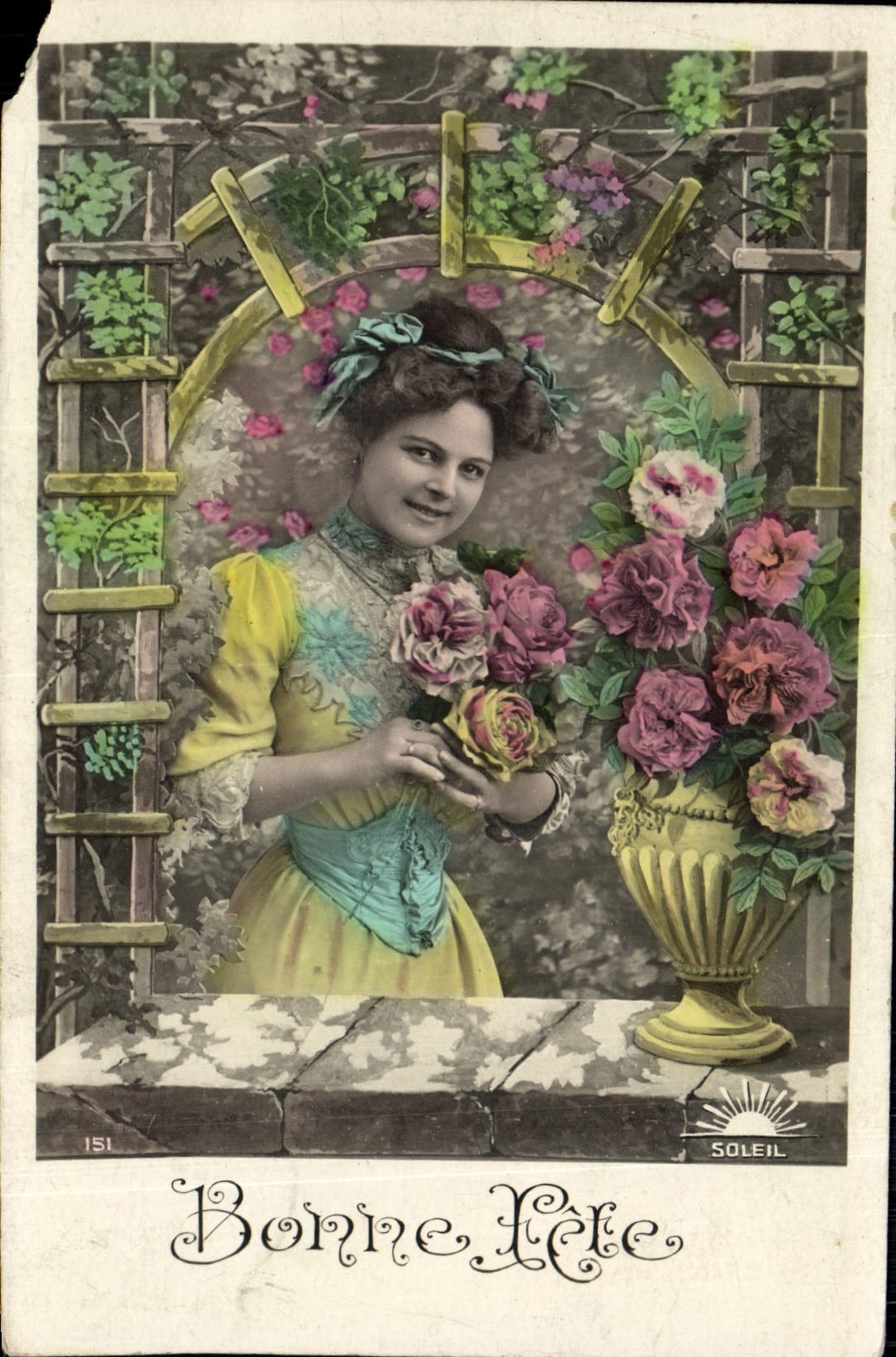 CPA Fantaisie Femme