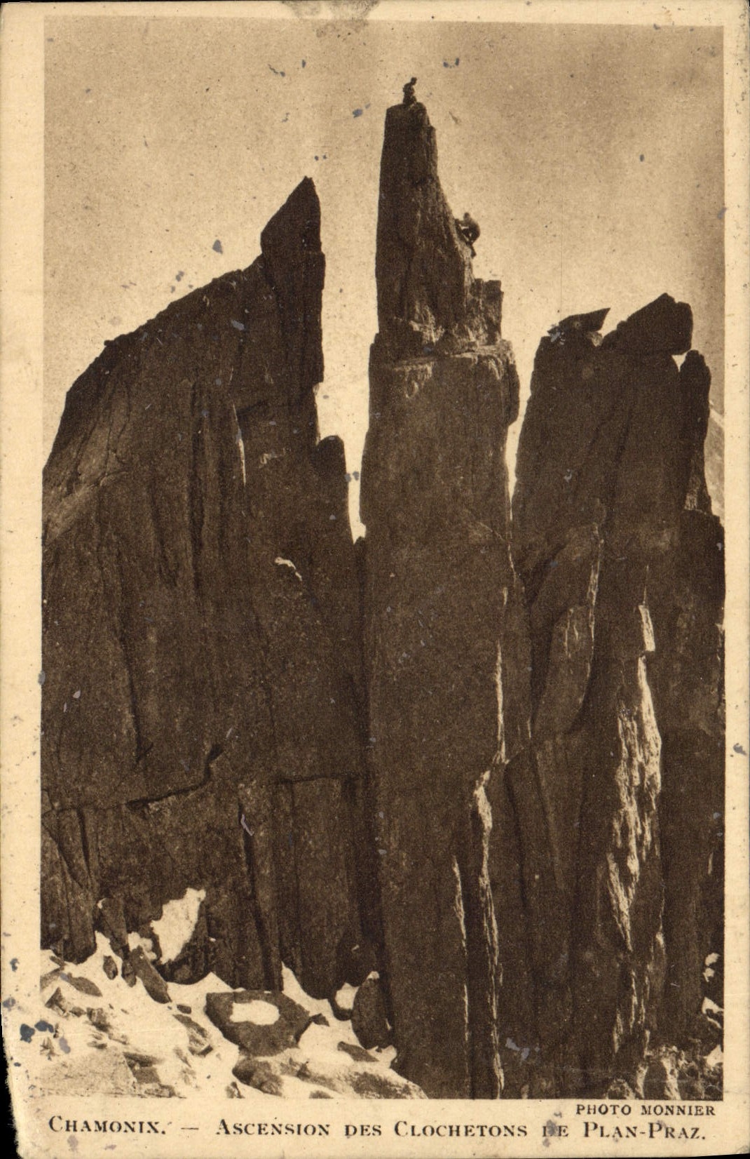 CPA Chamonix Ascensions des Clochetons De Plan Praz Alpinisme