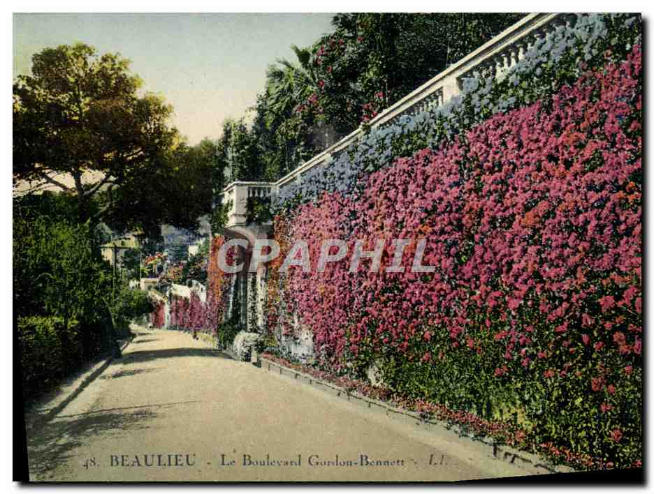 CPA Beaulieu Le Boulevard Gordon Bennett