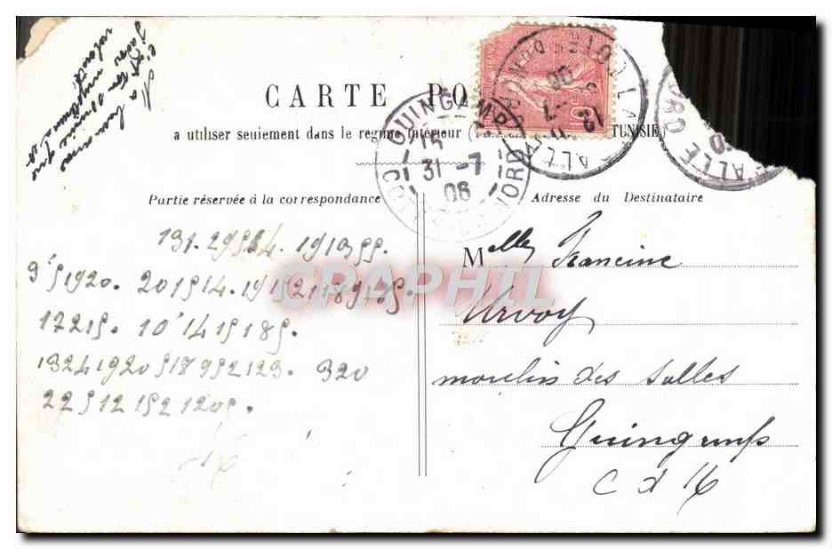 CPA Les jeunes levres sont des roses Femme — Verso