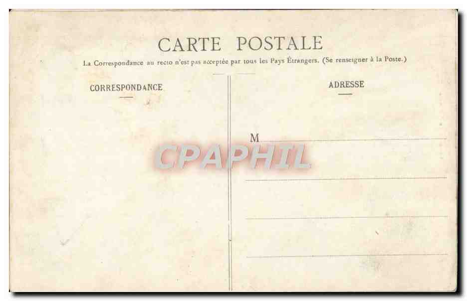 CPA Souvenir Jubile Appartions Lourdes 1858 1908 — Verso