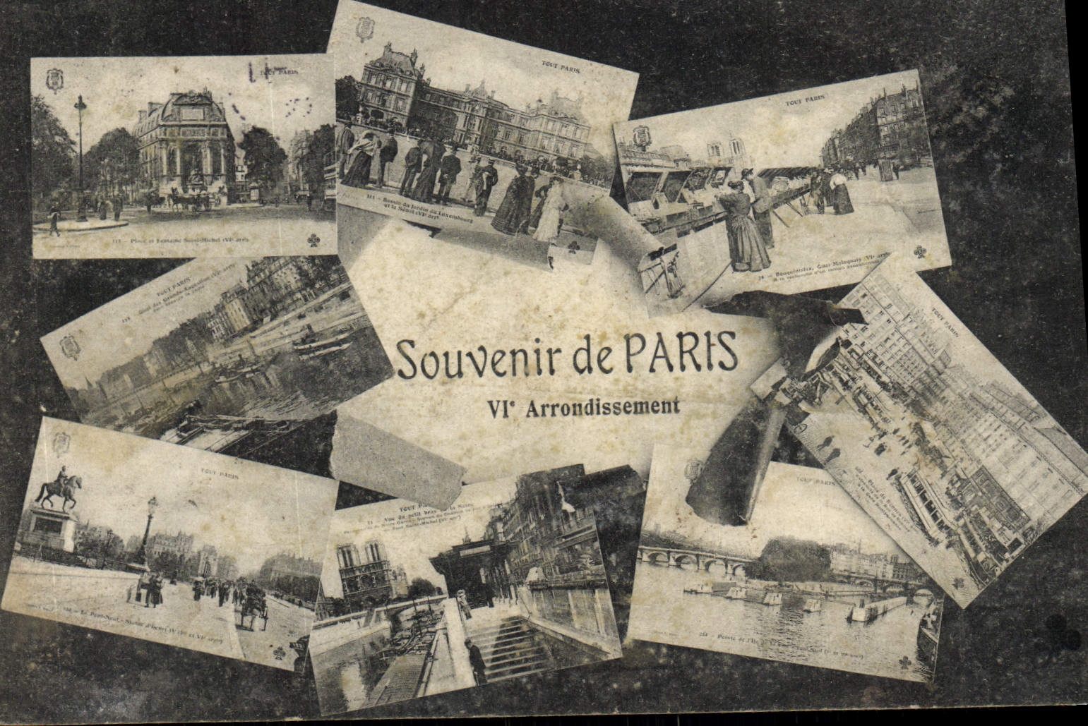 CPA Paris Souvenir de Paris