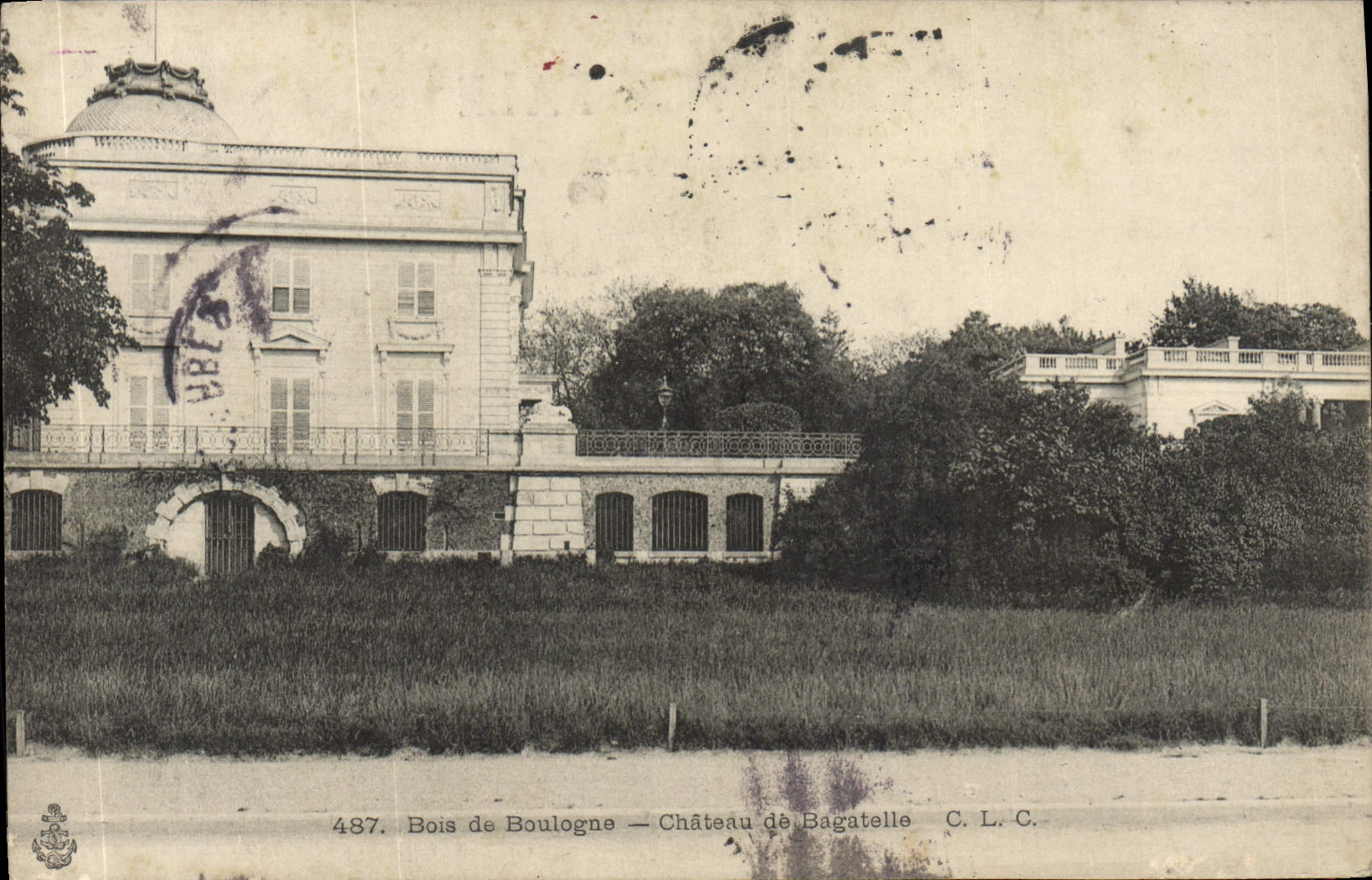 CPA Bois de Boulogne Chateau de Bagatelle