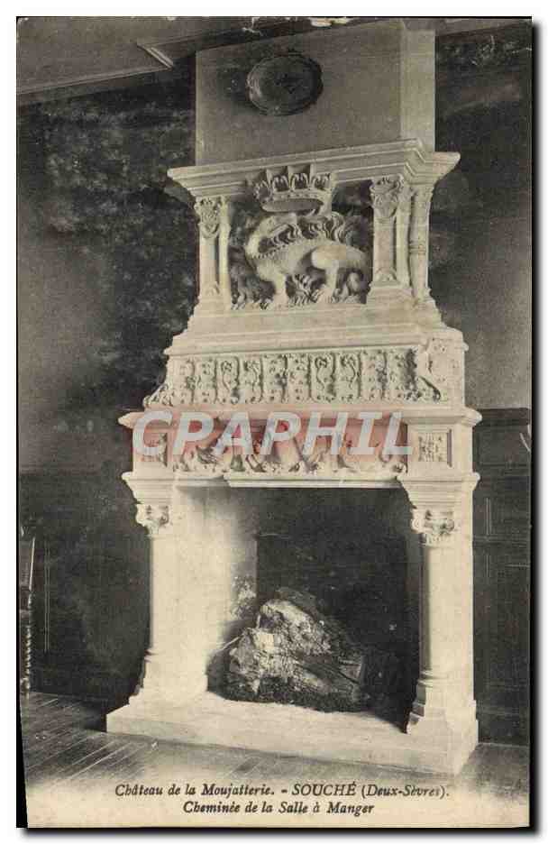 Château de la Moujatterie — Cheminée de la Salle à Manger — SOUCHÉ (Deux-Sèvres)