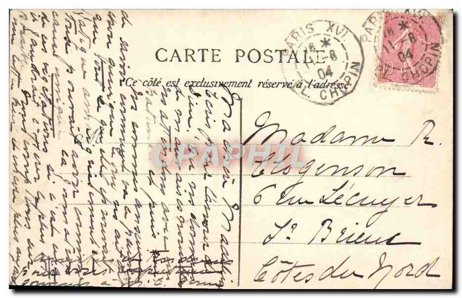 Lisieux und seine Umgebung — Schloss Saint-Germain-de-Livet — Verlag La Normandie, Nr. 1 — Rückseite