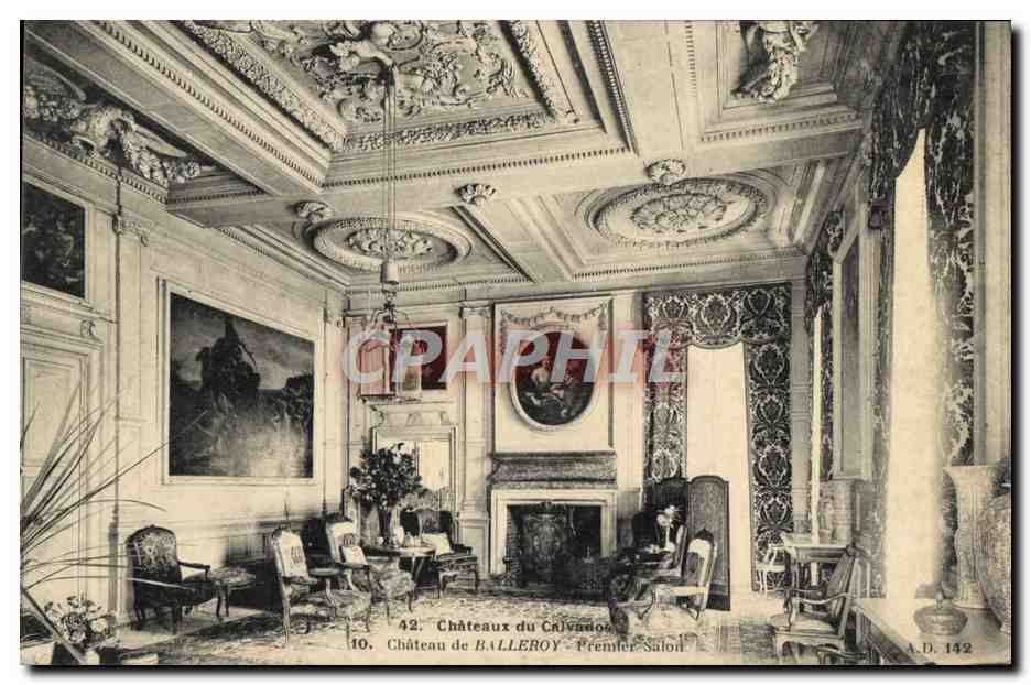 Schloss BALLERROY - Erster Salon — Schlösser von Crivano — A.D. 142