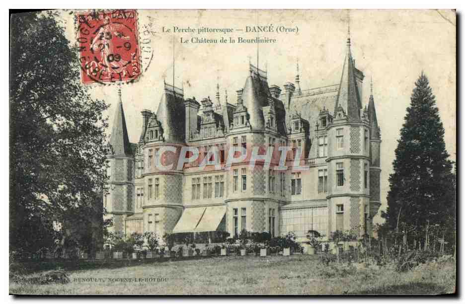 CPA Le Perche Pittoresque Dance Le chateau de la Bourdiniere 