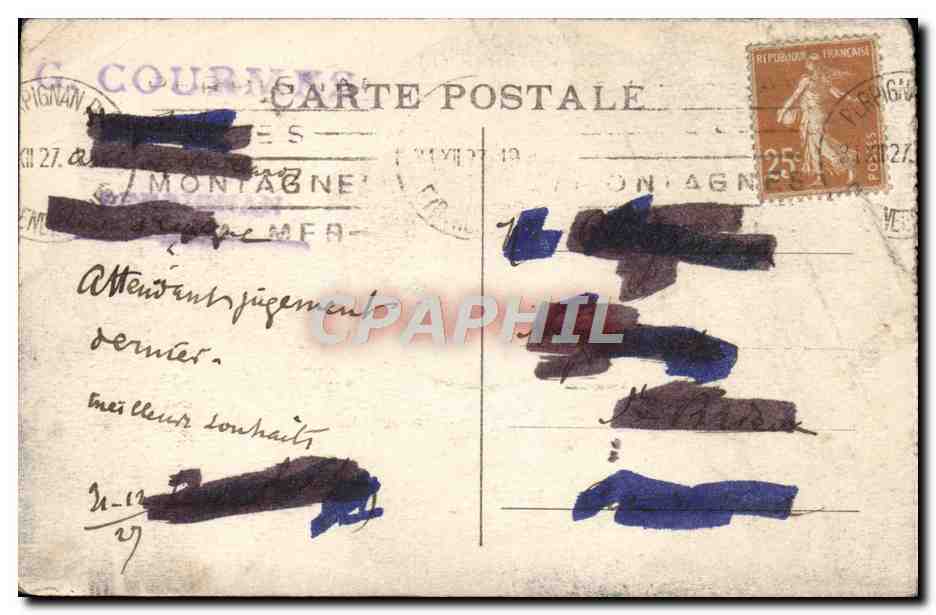 CPA Perpignan Le Castillet Et Porte Notre Dame — Rückseite