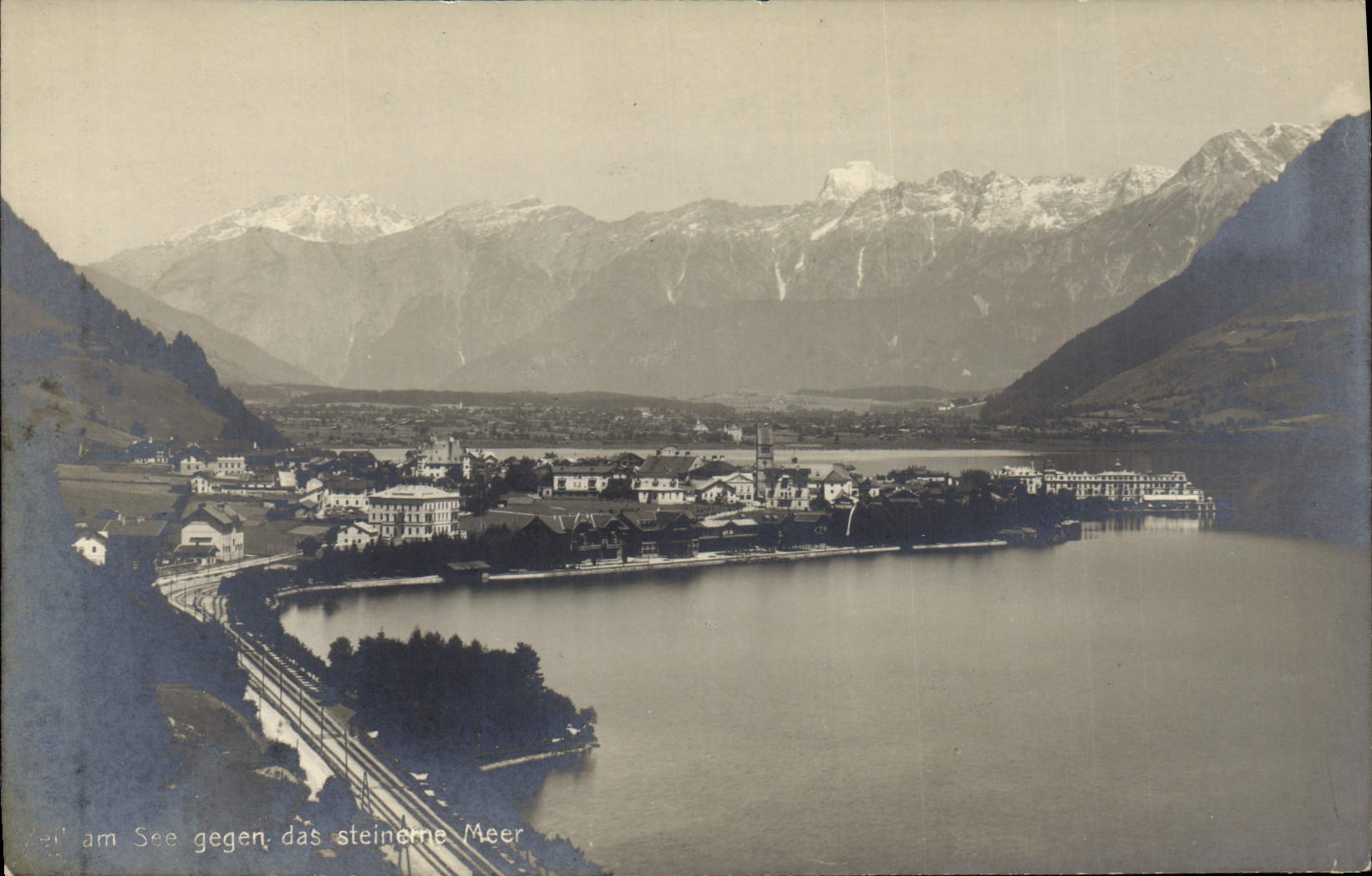 CPA Zell Am See Gegen Des Steineme Meer