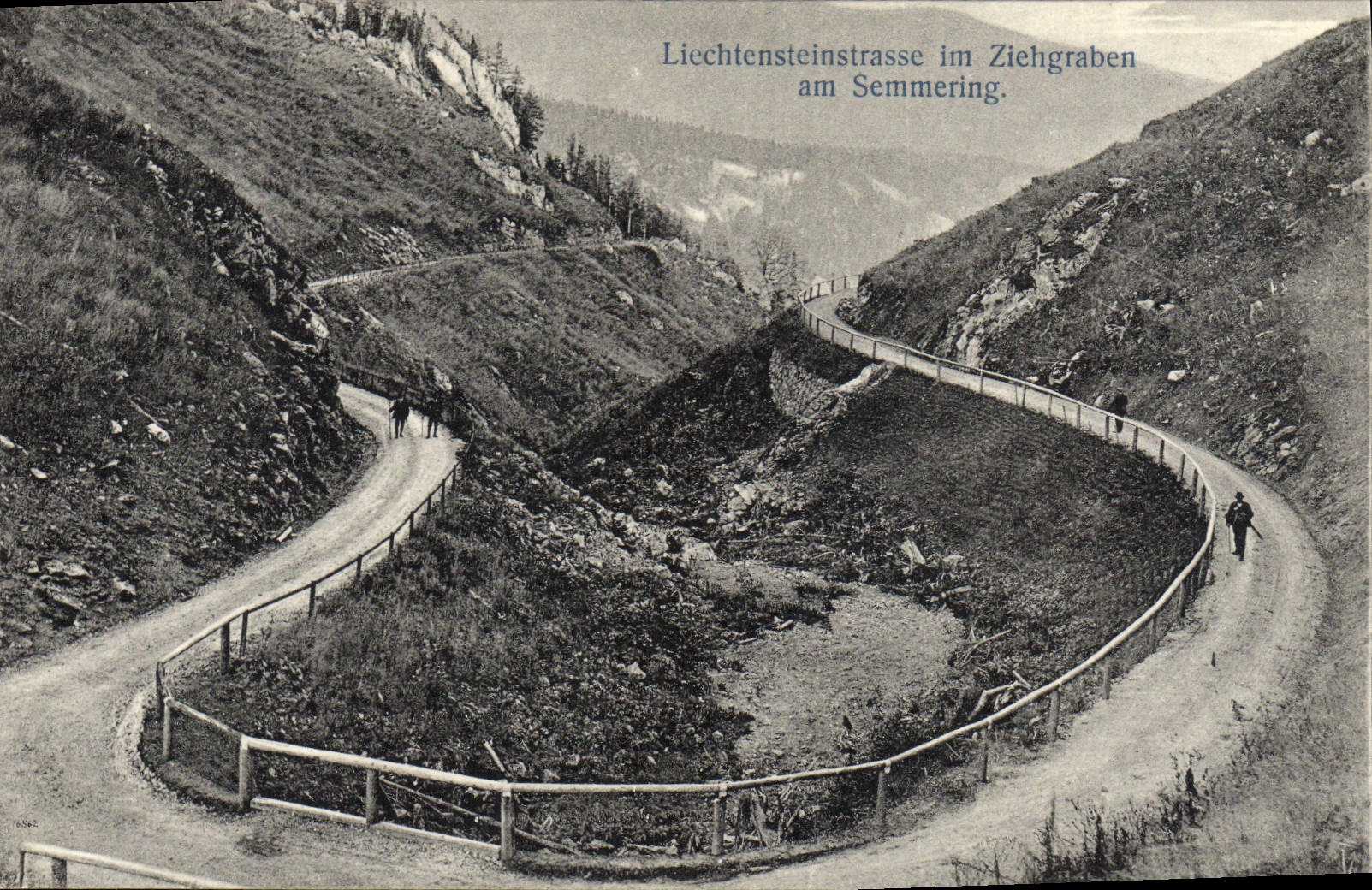 CPA Liechtensteinstrasse In Ziehgraben Am Semmering