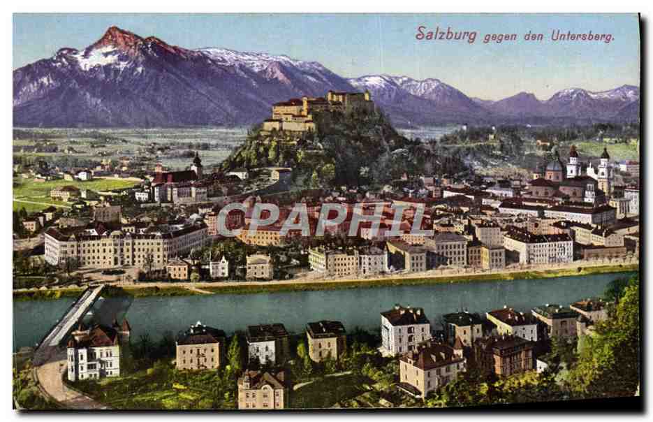 CPA Salzburg Gegen Den Untersberg