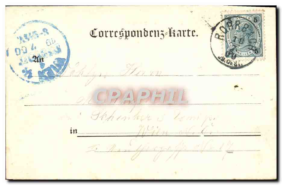 CPA Gruss Aus Rohrbach — Verso
