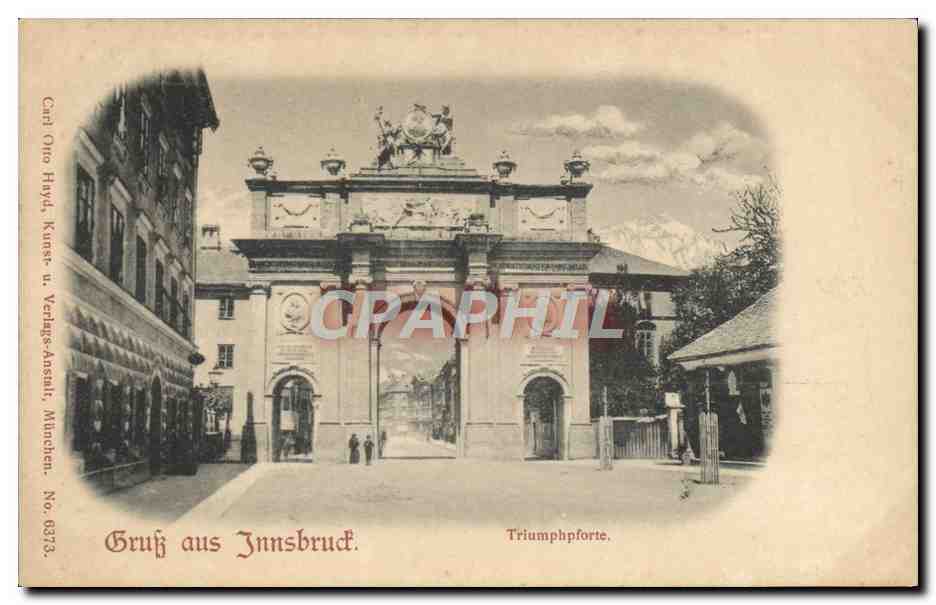 CPA Gruk Aus Innsbruck Triumphforte