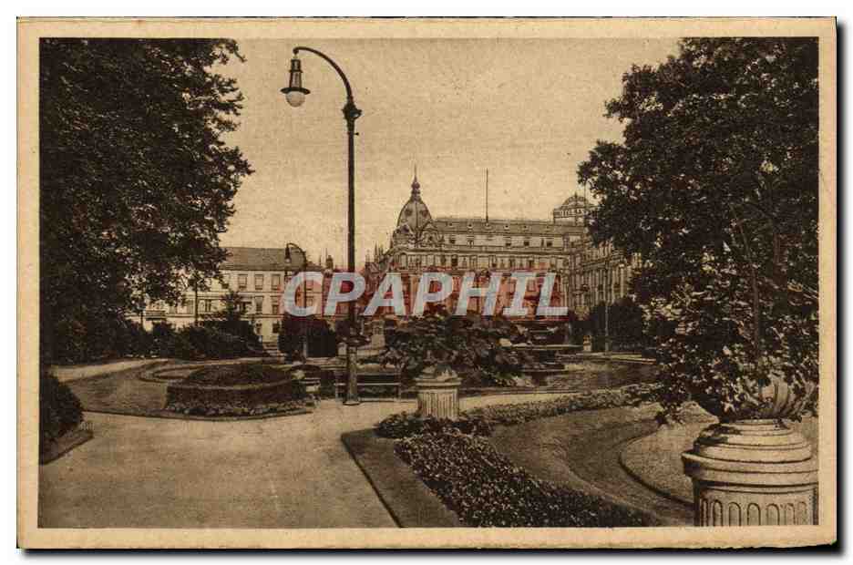 CPA Wiesbaden Anlagen Am Kurhaus Mit Kaiser Friedrich Platz