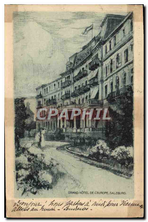 CPA Grand Hotel De L'Europe Salzburg