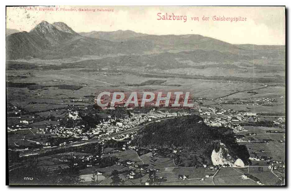 CPA Salzburg Von Der Gaisbergspitze