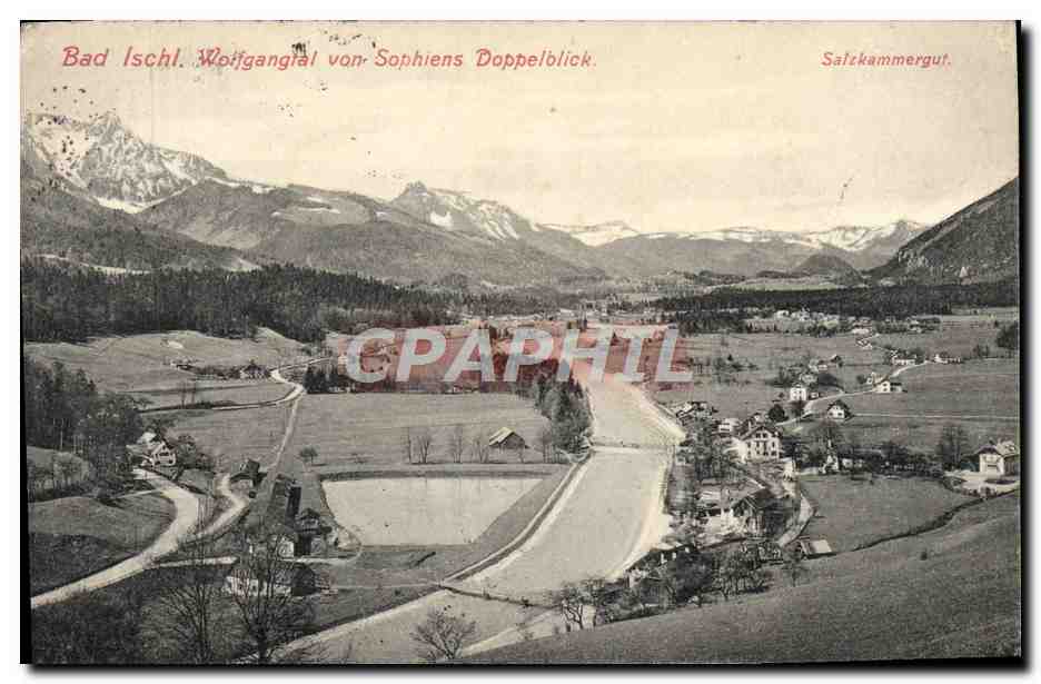 CPA Bad Ischl Worfgangtal Von Sophiens Doppelblick