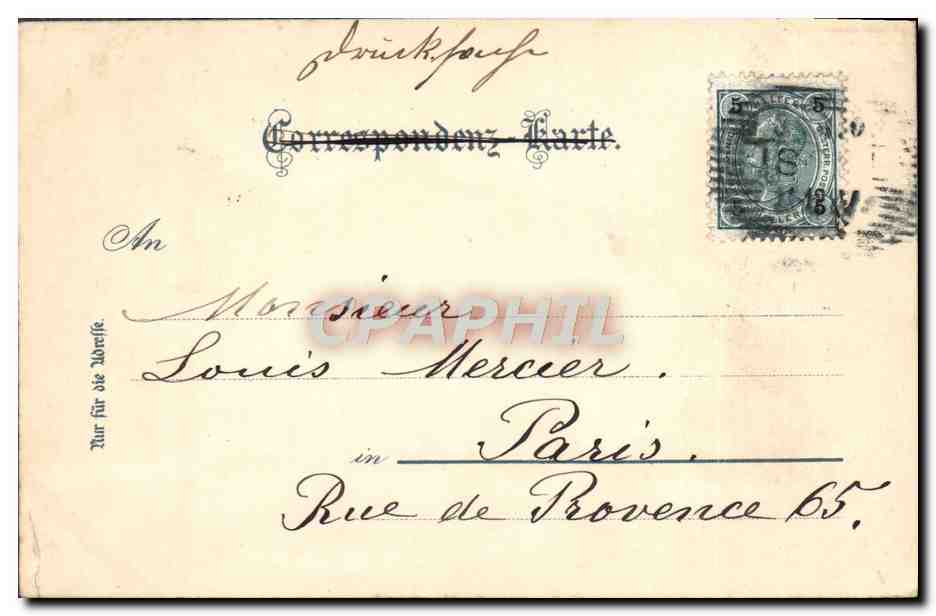 CPA Ebensee — Rückseite