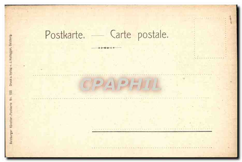 CPA Salzburg Aus Der Vogelschau — Verso