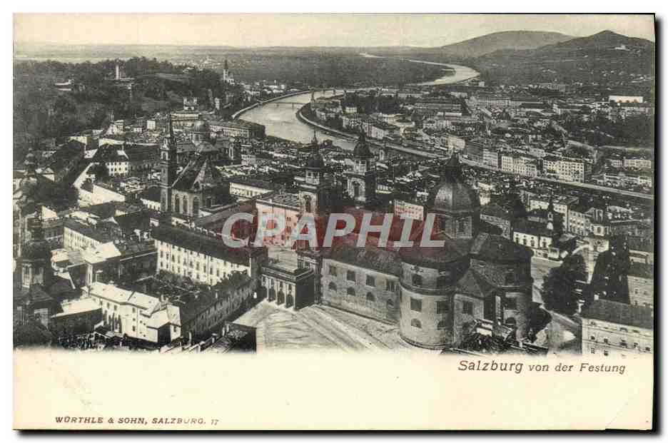 CPA Salzburg Von Der Festung