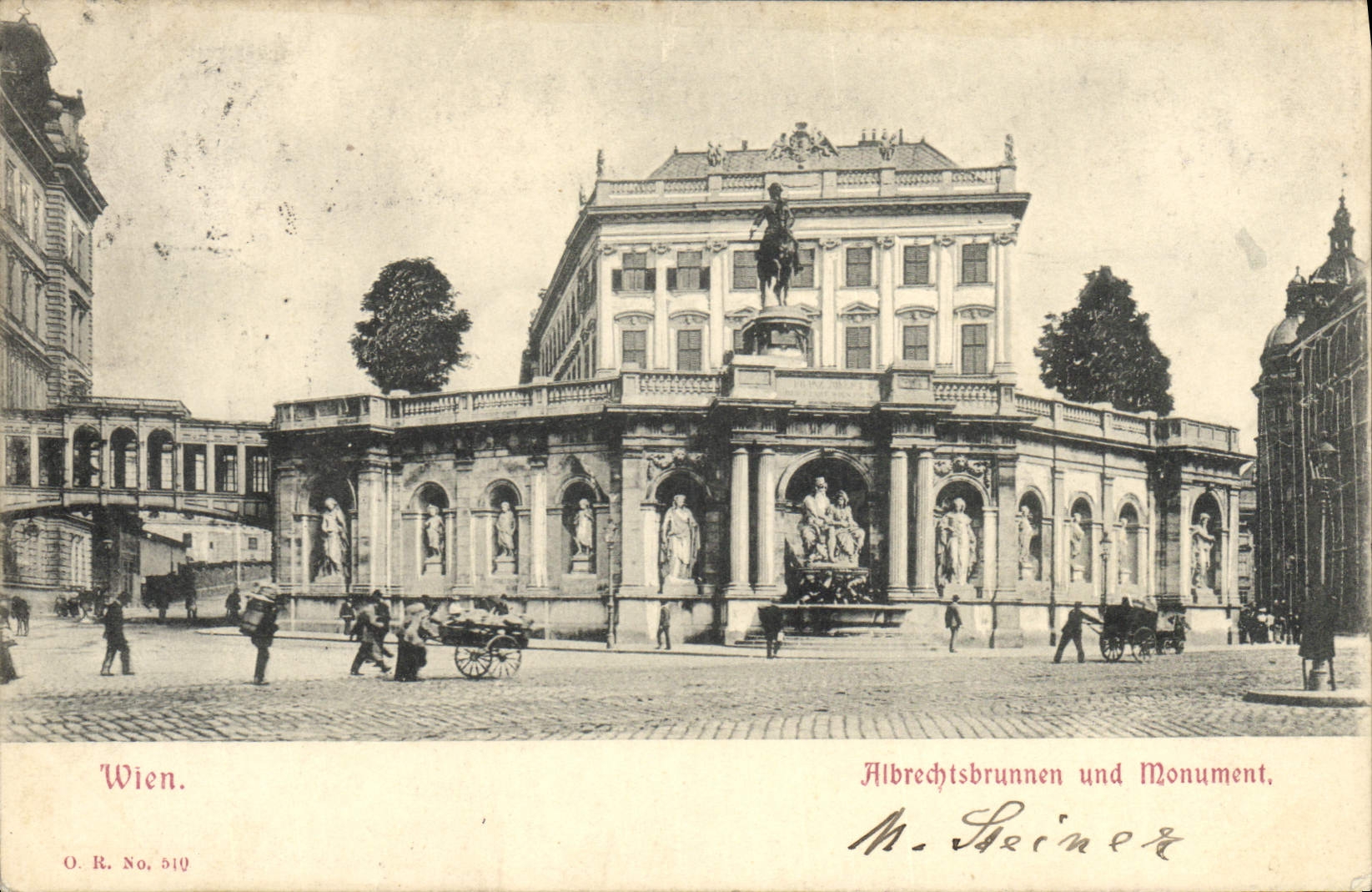 CPA Wien Aibrechtsbrunnen Und Monument