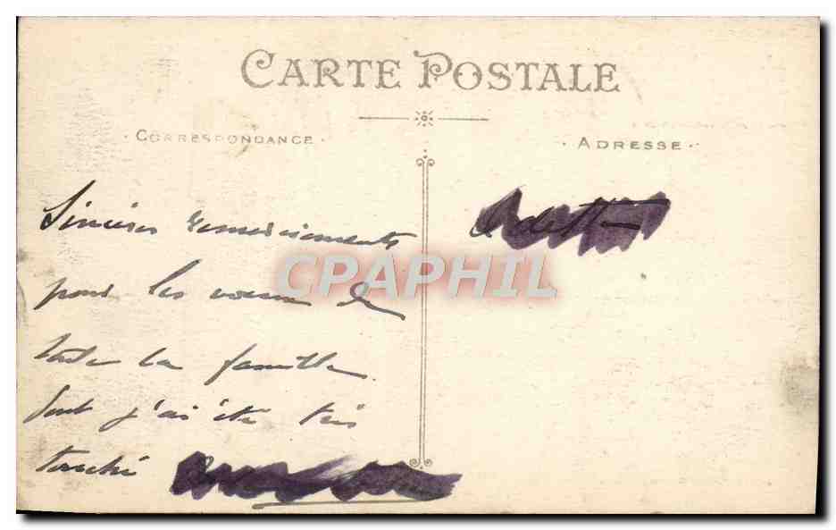 CPA Nantes Les Remparts Du Chateau Et Le Quai du Port Maillard — Rückseite