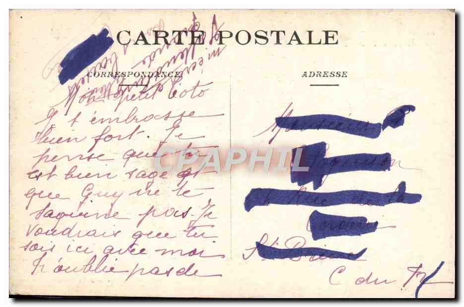 CPA Le Mans L'Attaque Monument De Chanzy Militaria  — Rückseite