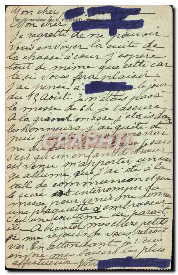 La Roche qui Pleure - Fontainebleau — Collection Ardistique L. N°84 — éditeur Franchard — Achterkant