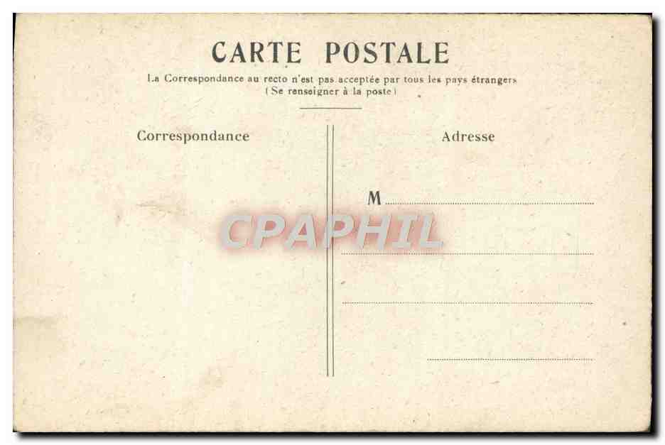 CPA Paris Place De La Bastille — Rückseite