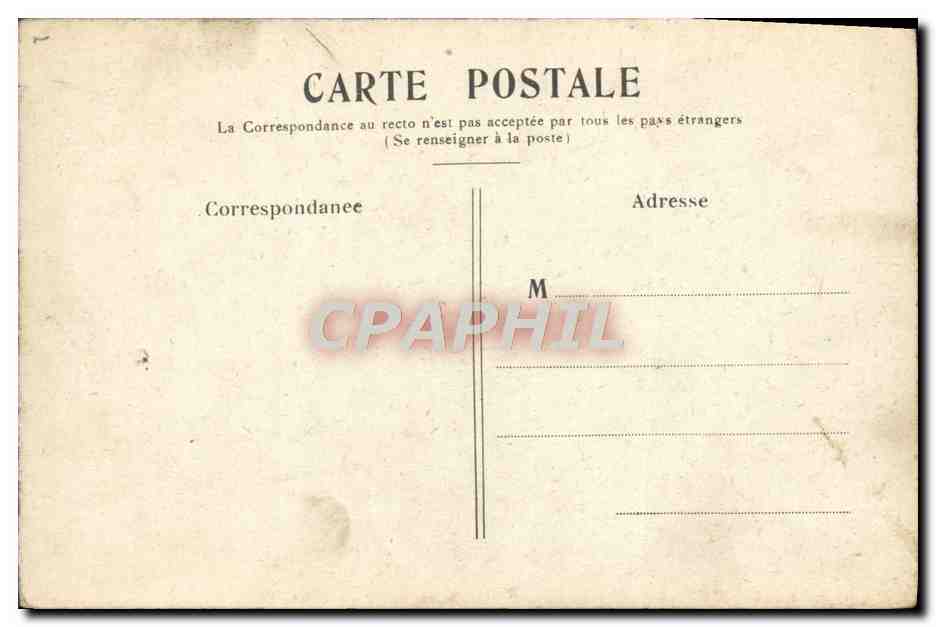 CPA Paris Le Palais Du Trocadero — Verso