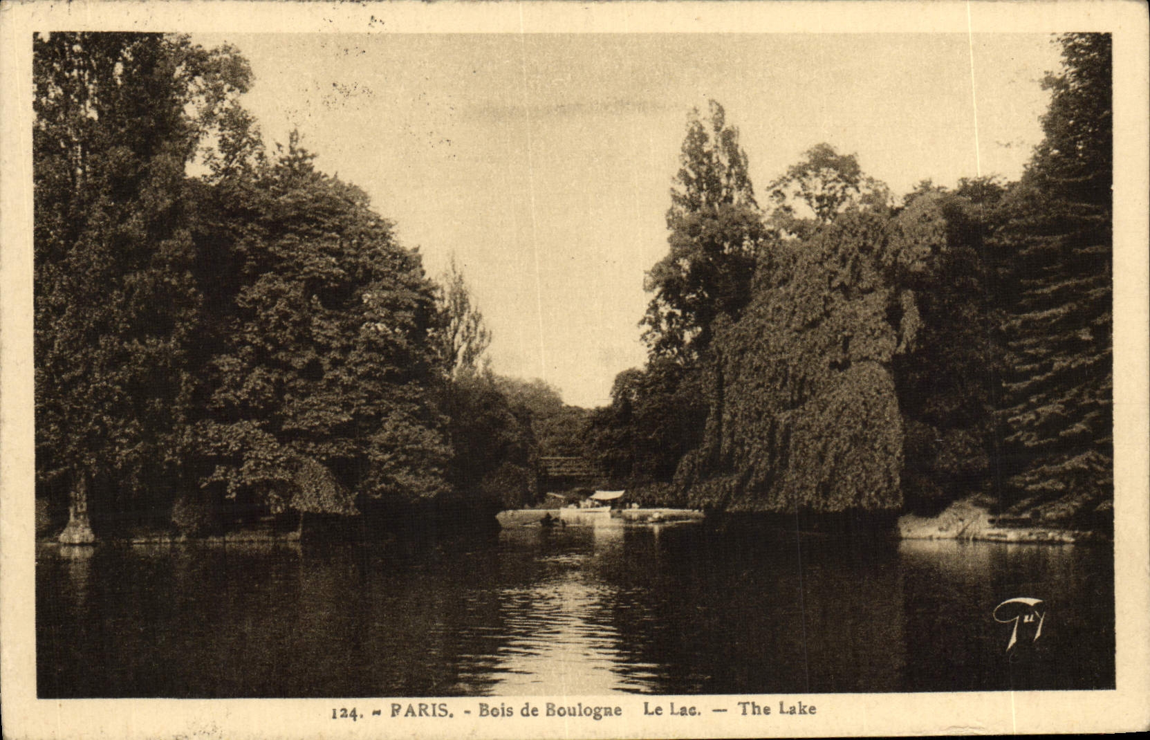 CPA Paris Bois De Boulogne Le Lac 