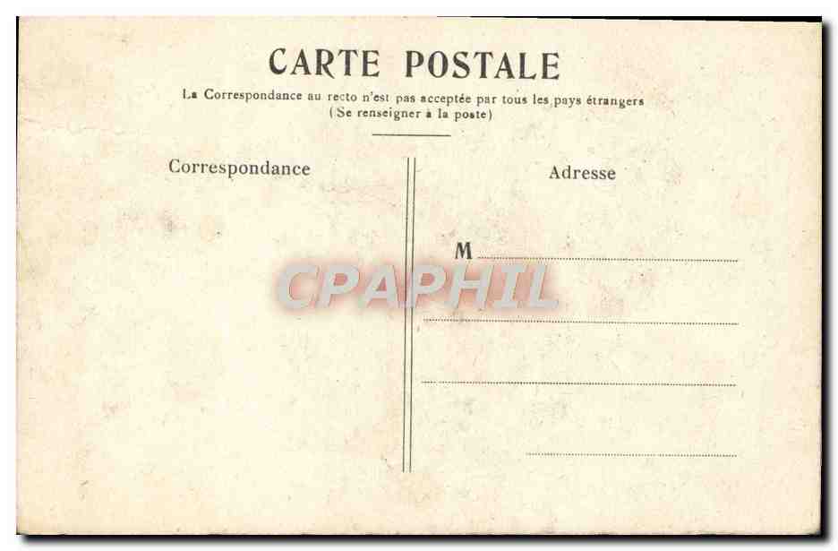 CPA Paris Rue De Rivoli Et Tour St Jacques — Rückseite