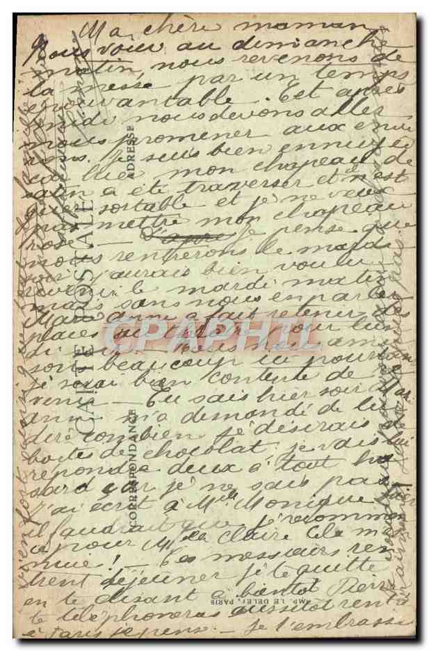 CPA Paris La Trinite  — Rückseite