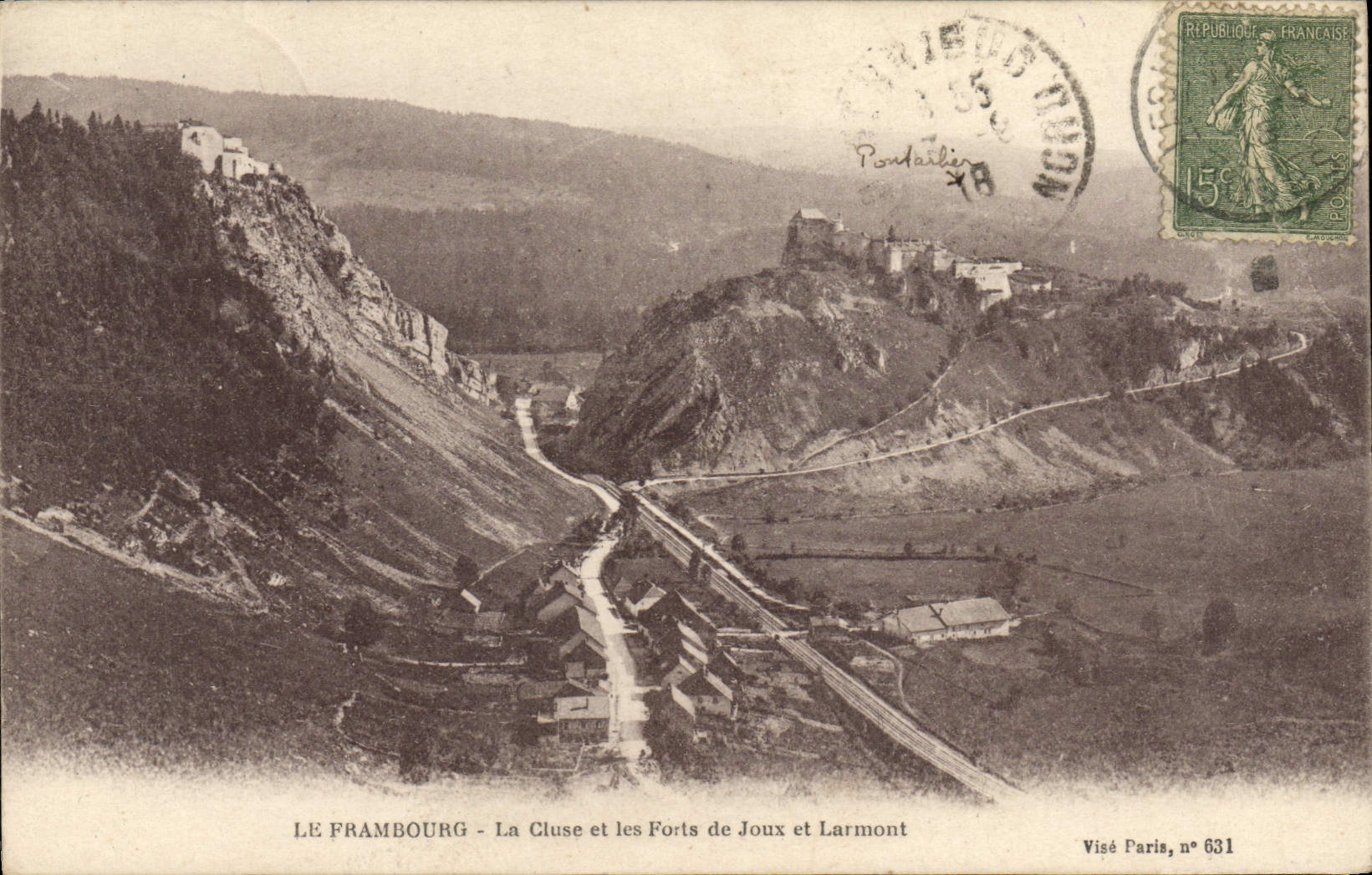 Le Frambourg - La Cluse et les Forts de Joux et Larmont — Visé Paris, n° 631