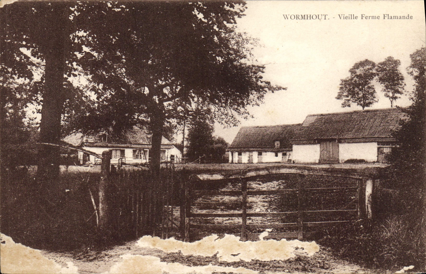 CPA Wormhout Vieille Ferme Flamande