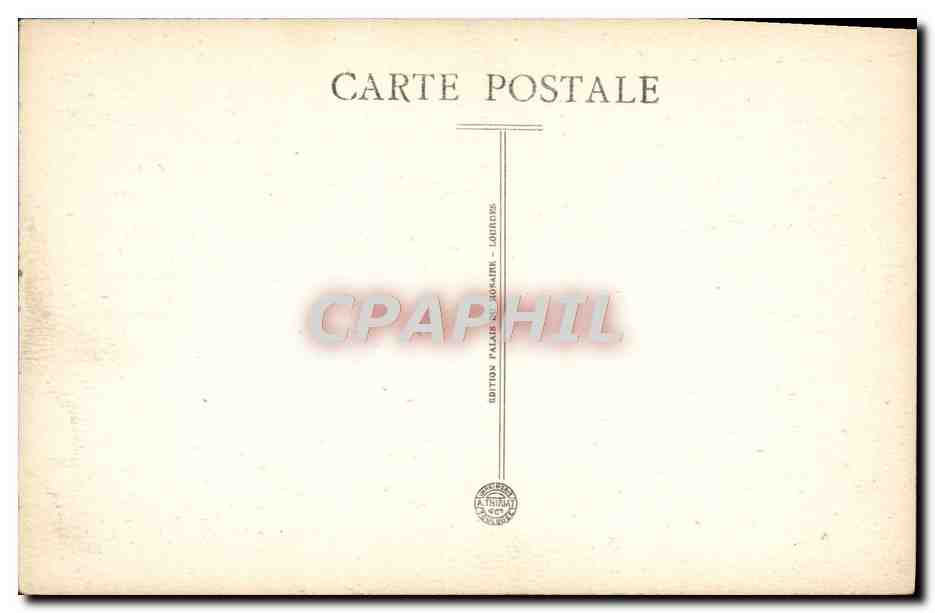 CPA Lourdes Face Laterale de la Grotte — Verso