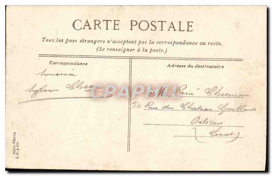 CPA Lourdes Le calvaire breton  — Verso