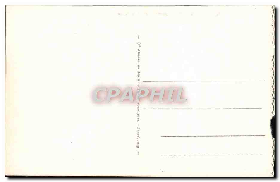 CPA Lourdes Le Chateau Fort et le Gave — Verso