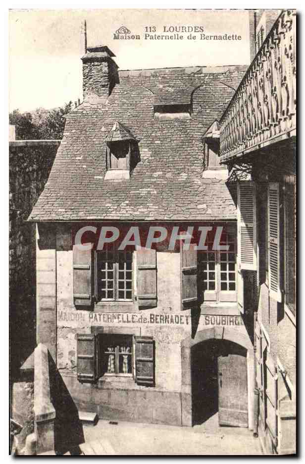 CPA Lourdes Maison Paternelle de Bernadette