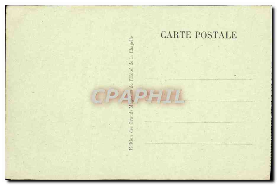 CPA Lourdes La Basilique — Verso