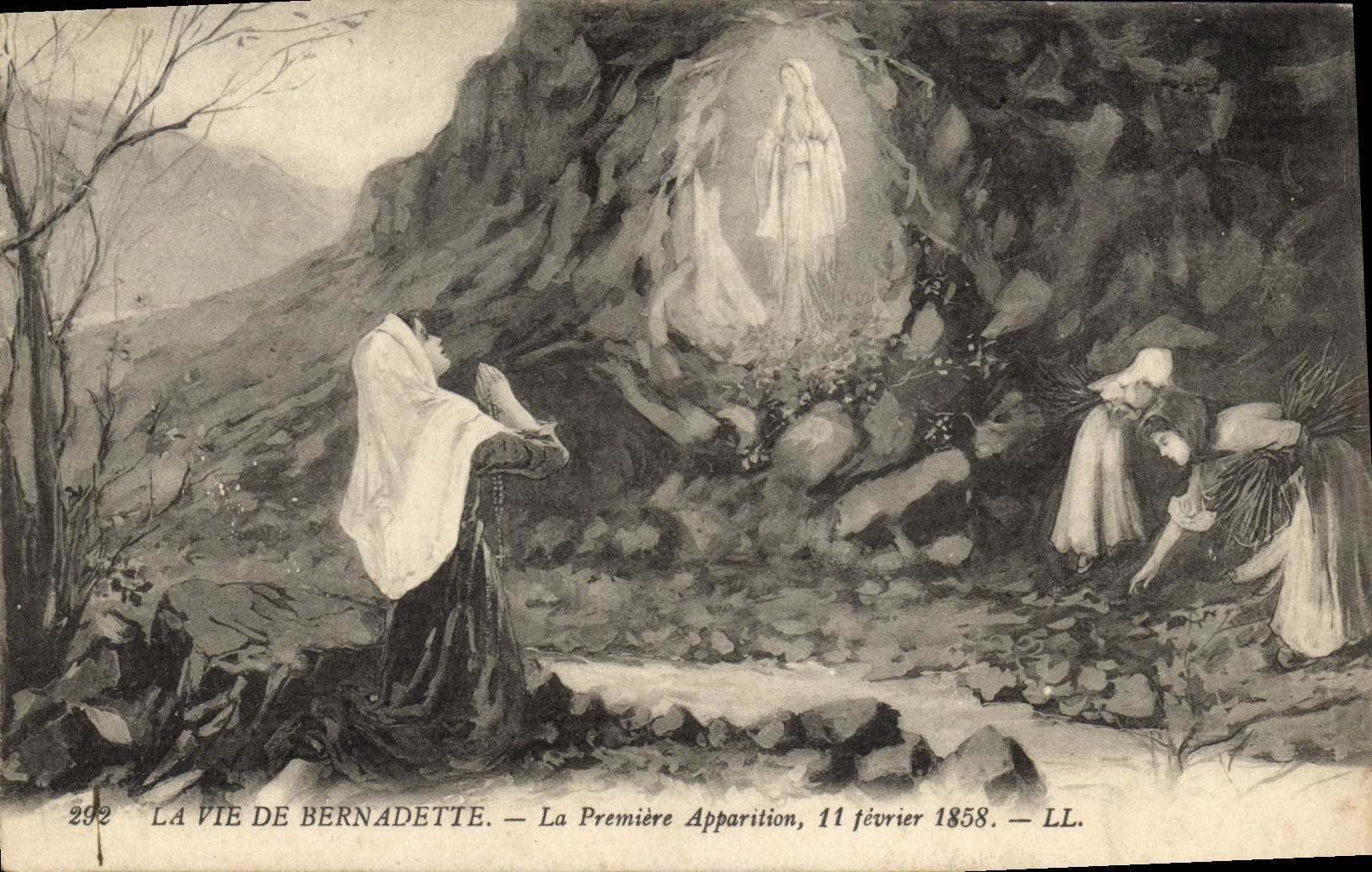 La Vie de Bernadette — La Première Apparition, 11 février 1858 — LL.