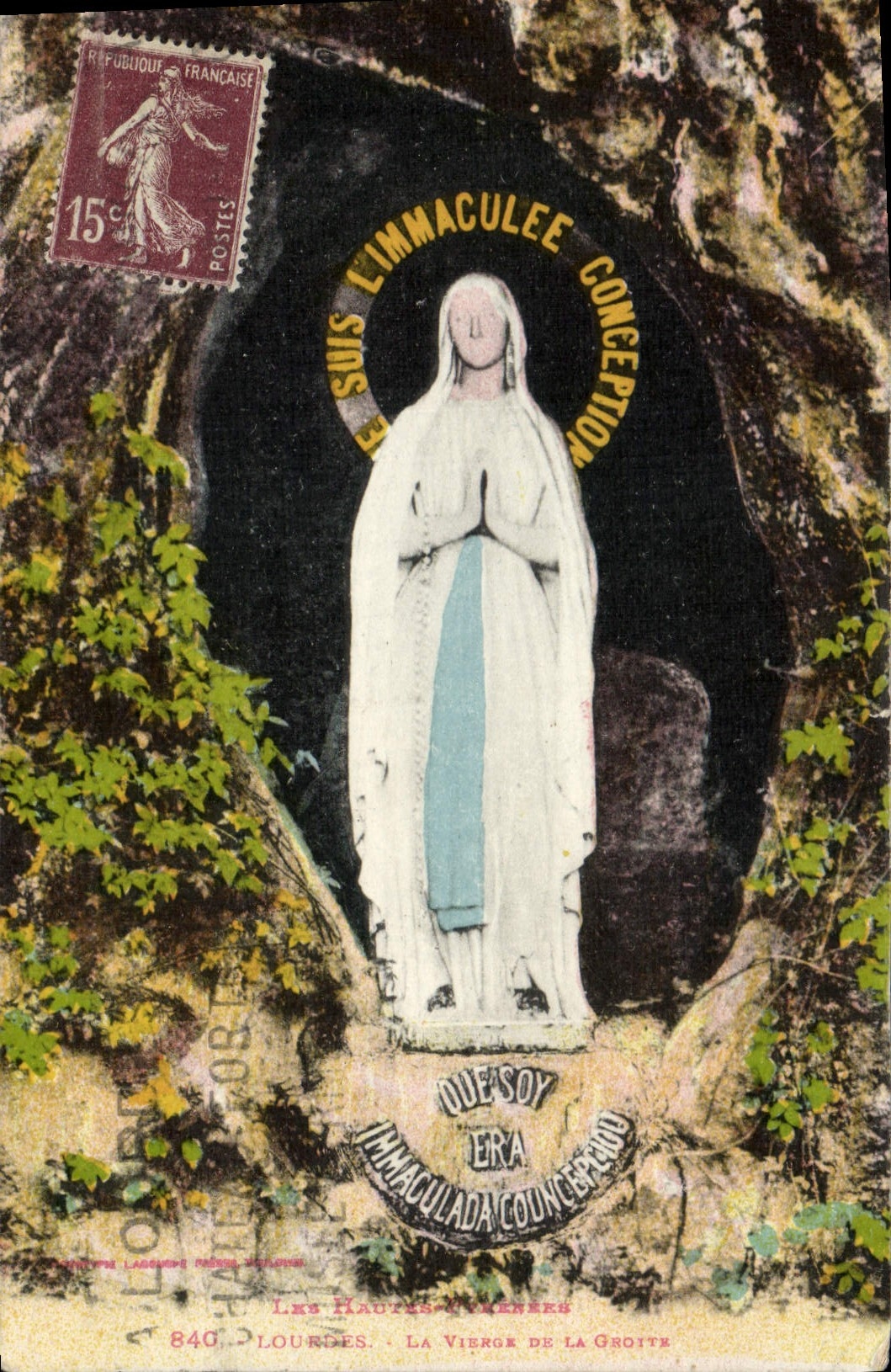 La Vierge de la Grotte — Lourdes — Les Hautes-Pyrénées