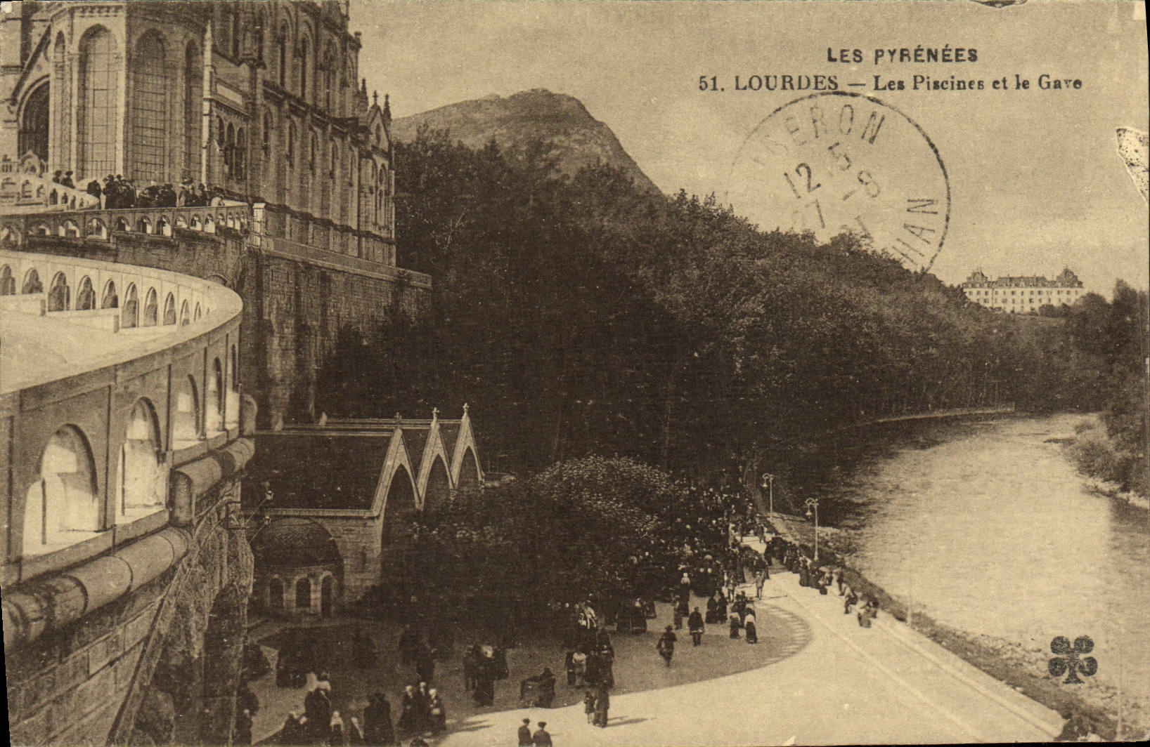 Lourdes — Die Bäder und der Gave — Verlag Alliance Catholique, Lourdes, Nr. 51