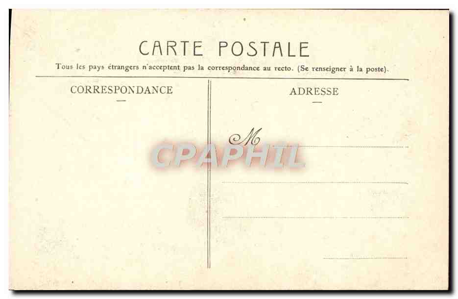 CPA Lourdes L'Apparition — Verso