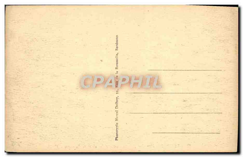 CPA Lourdes Le Calvaire Breton et la Basilique — Verso