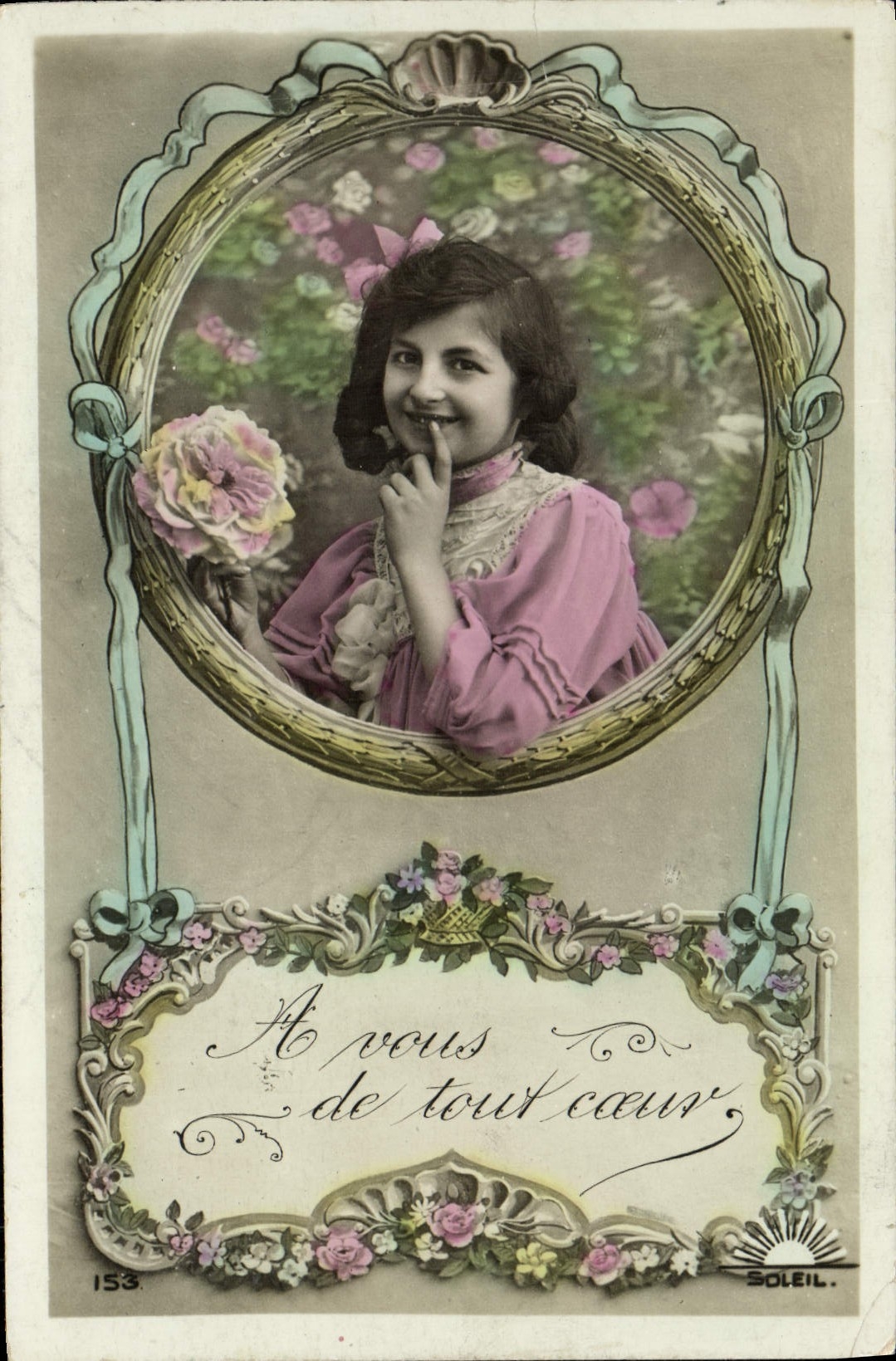 CPA Fantaisie Enfant Bonne Annee