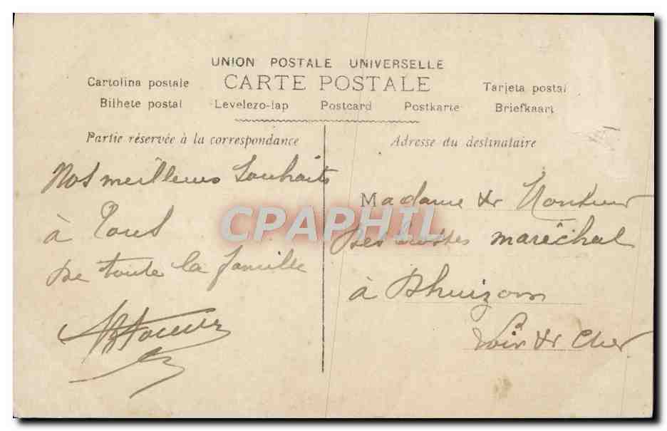 CPA Fantaisie Enfant — Rückseite
