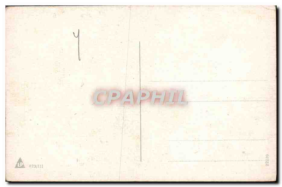 CPA Fantaisie Femme — Verso