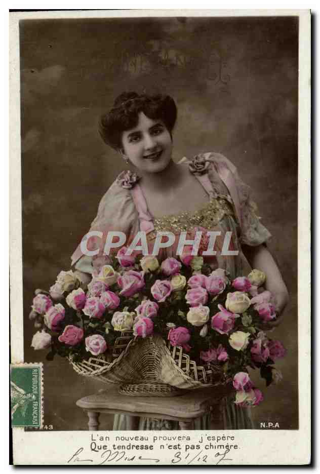 CPA Fantaisie Femme