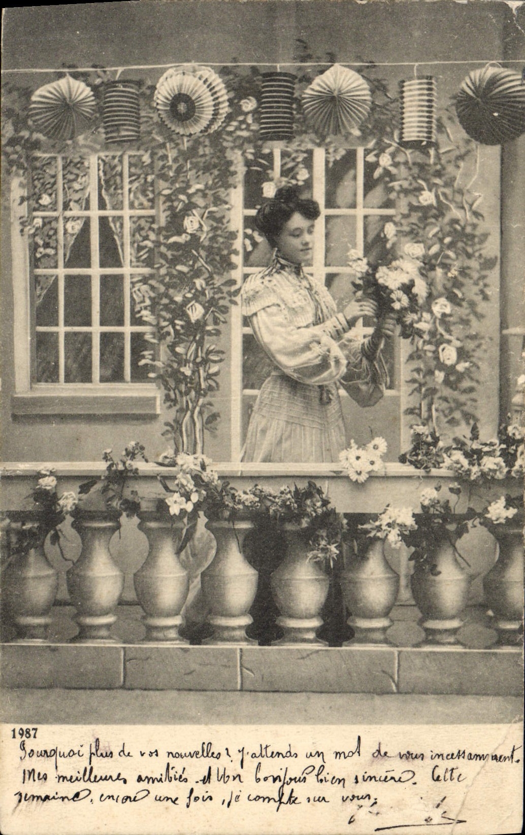 CPA Fantaisie Femme
